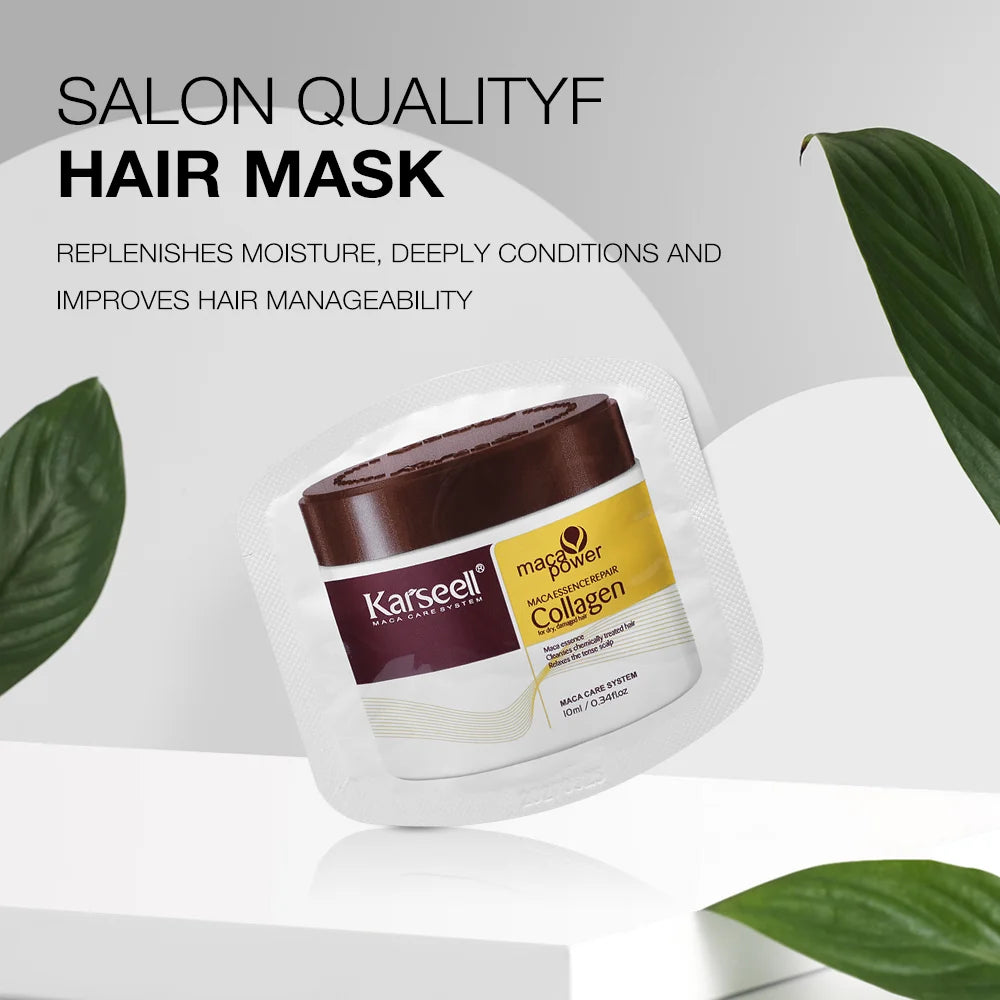 🌿 Karseell Collagen  Masque Capillaire  — Soin Intensif Réparateur