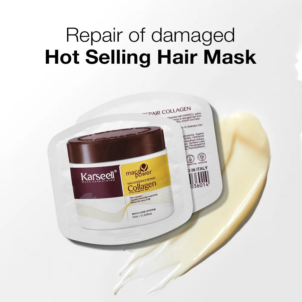 🌿 Karseell Collagen  Masque Capillaire  — Soin Intensif Réparateur