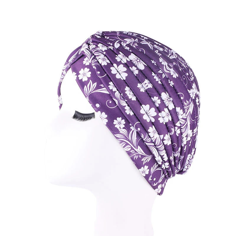 Turban Africain doux extensible pour femmes