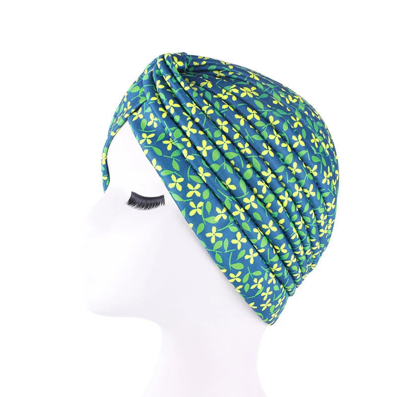 Turban Africain doux extensible pour femmes