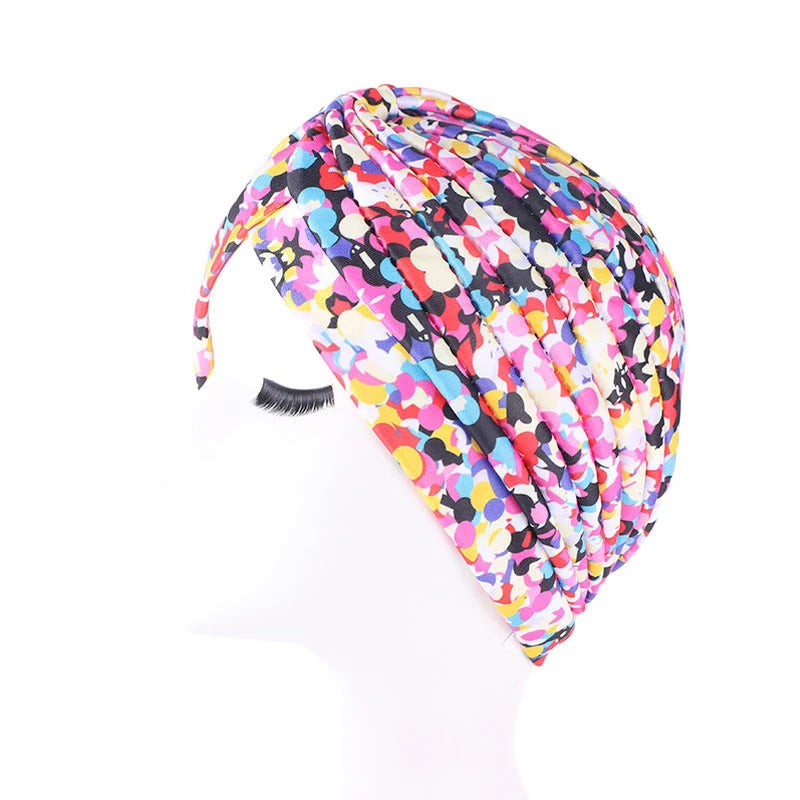 Turban Africain doux extensible pour femmes