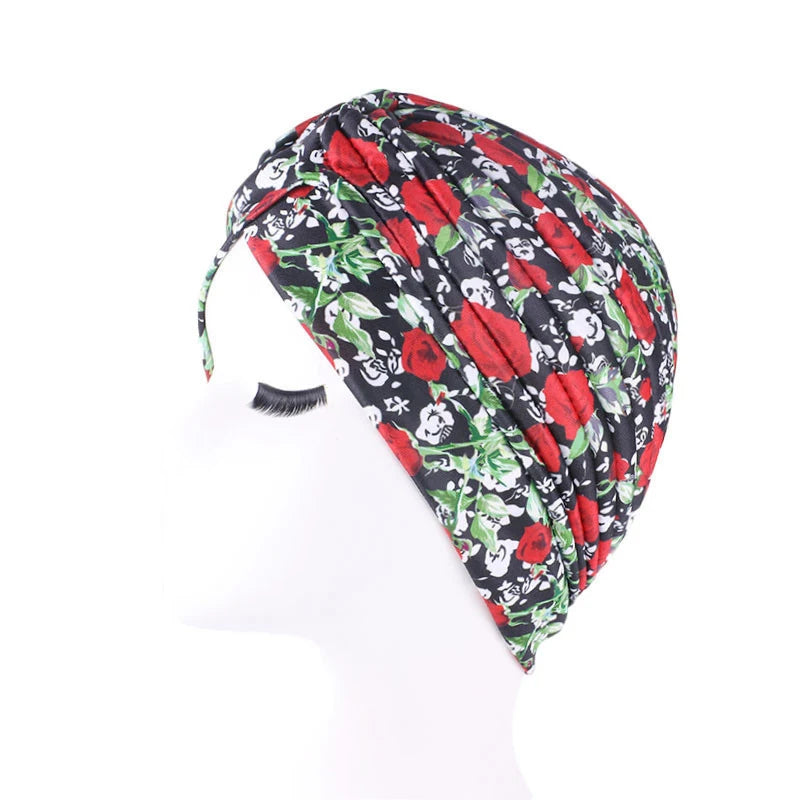 Turban Africain doux extensible pour femmes