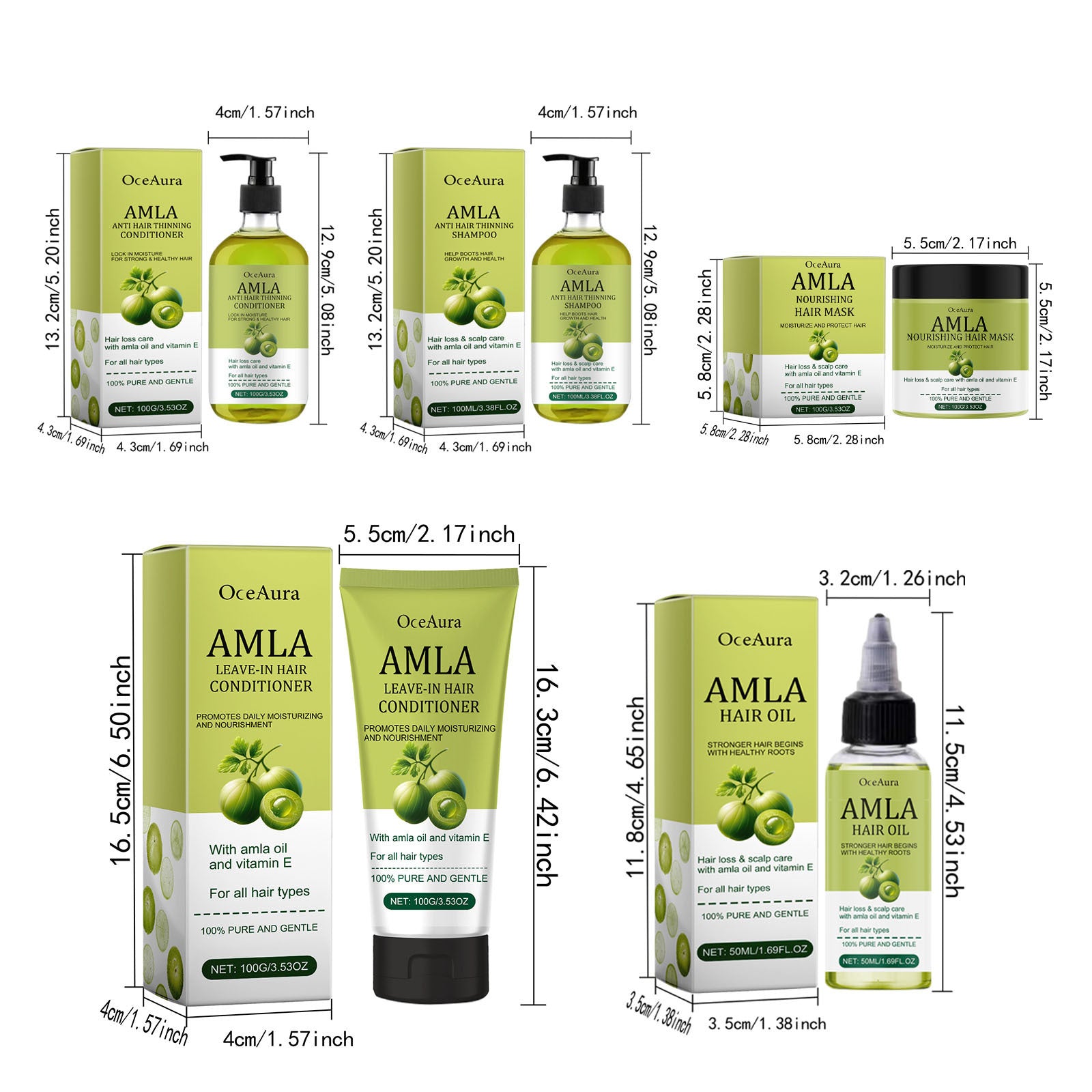 Huile d'Amla Originale – Croissance, Hydratation & Réparation Cheveux