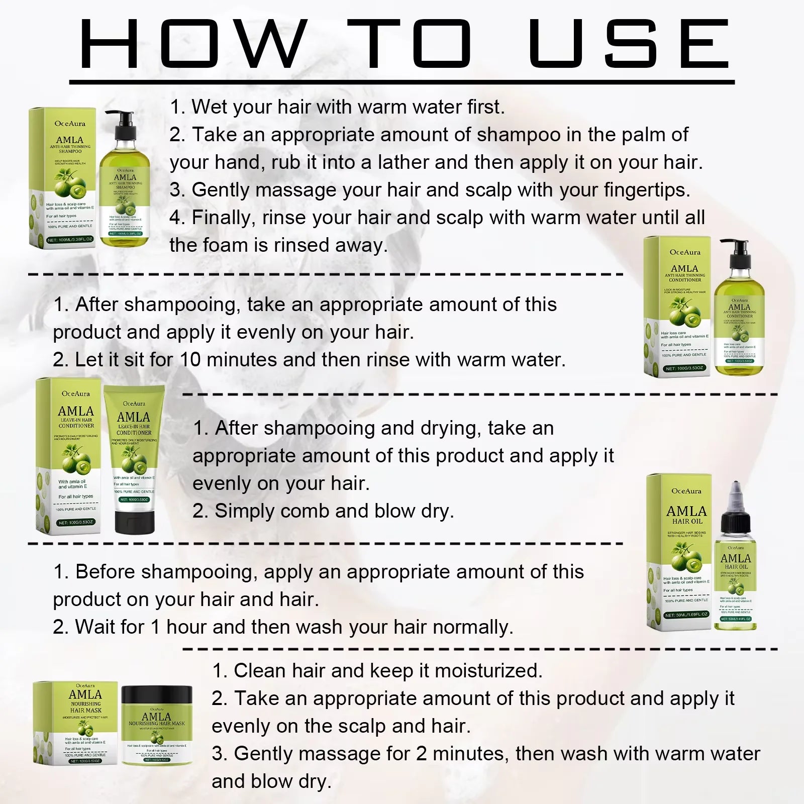 Huile d'Amla Originale – Croissance, Hydratation & Réparation Cheveux