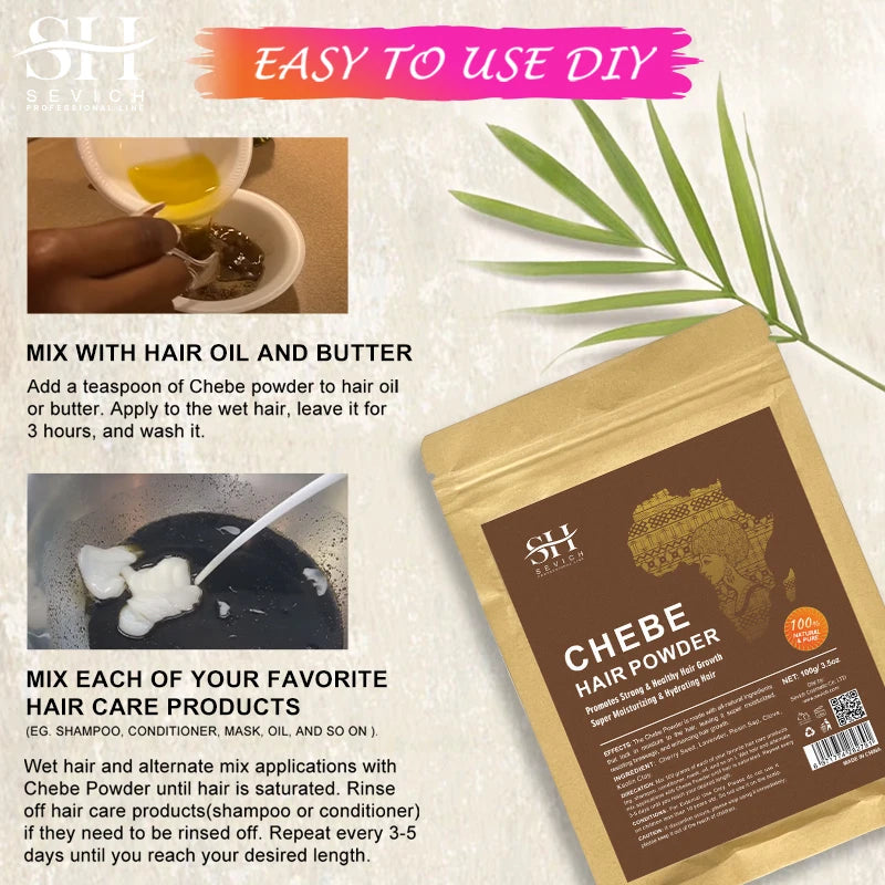 Élixir "Pousse Miracle" : Cure Chebe & Anti-Casse