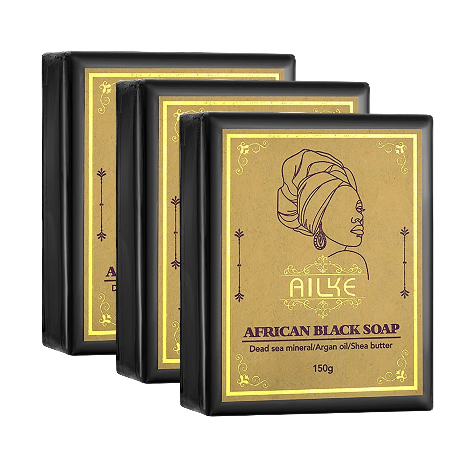 Savon Noir Africain illumine la peau, réduit l’acné, nettoie et hydrate