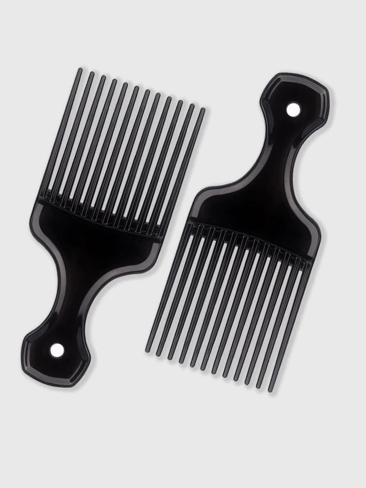 Afro Natural Curly Hair Comb Pick Hair Parting Comb African Braiding Comb Wide Teeth Retro Oil Head Styling Tool For Man Women