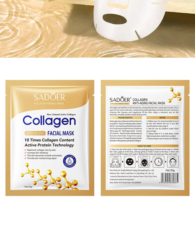 Cure Jeunesse : 10 Masques au Collagène Marin
