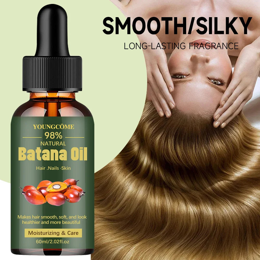 Huile Batana Naturelle renforce les cheveux fait briller prévient la chute