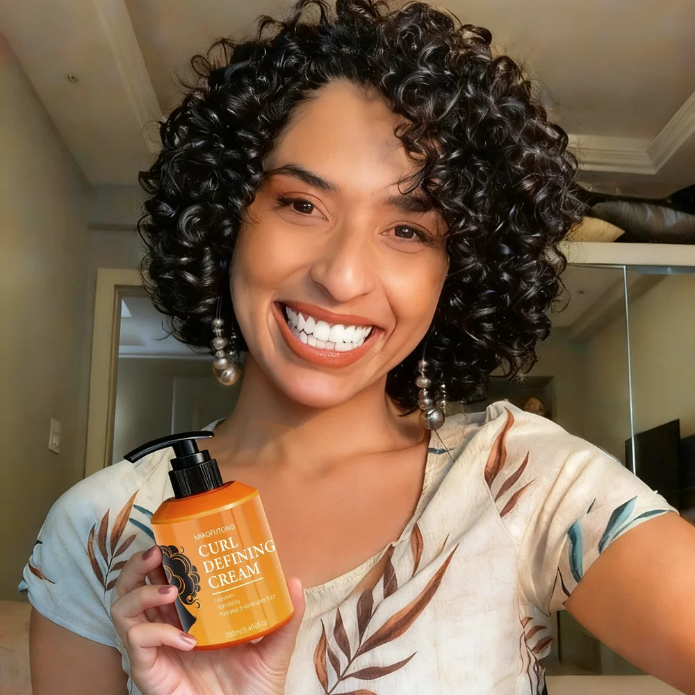 Crème à l'Huile d'Argan – Définition Boucles, Brillance & Élasticité