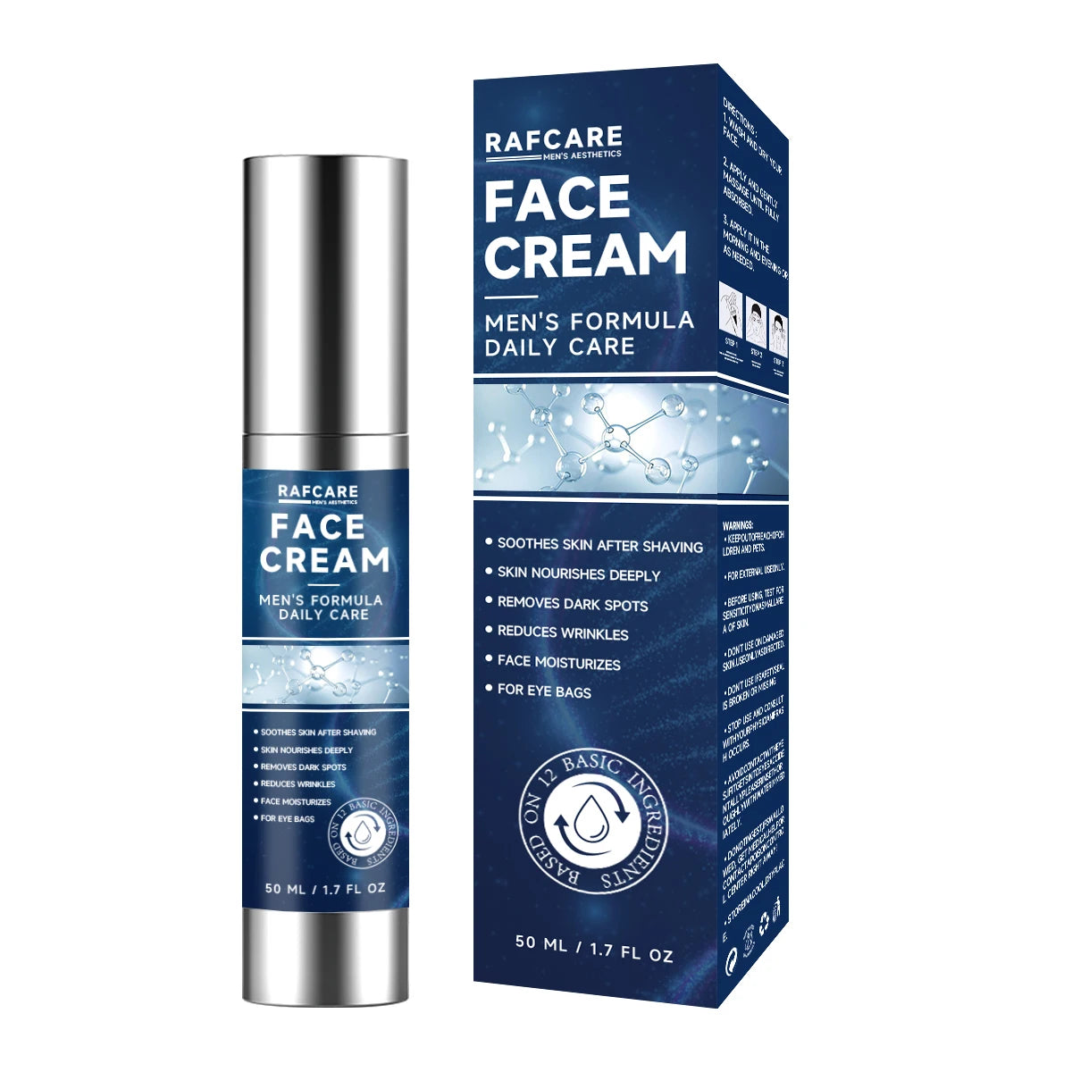 Soin Visage Homme : Crème Anti-Âge & Hydratation 24h