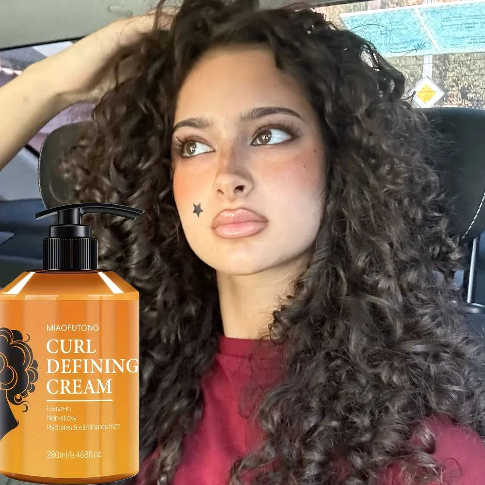 Crème à l'Huile d'Argan – Définition Boucles, Brillance & Élasticité