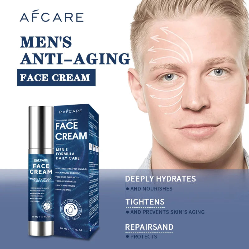 Soin Visage Homme : Crème Anti-Âge & Hydratation 24h