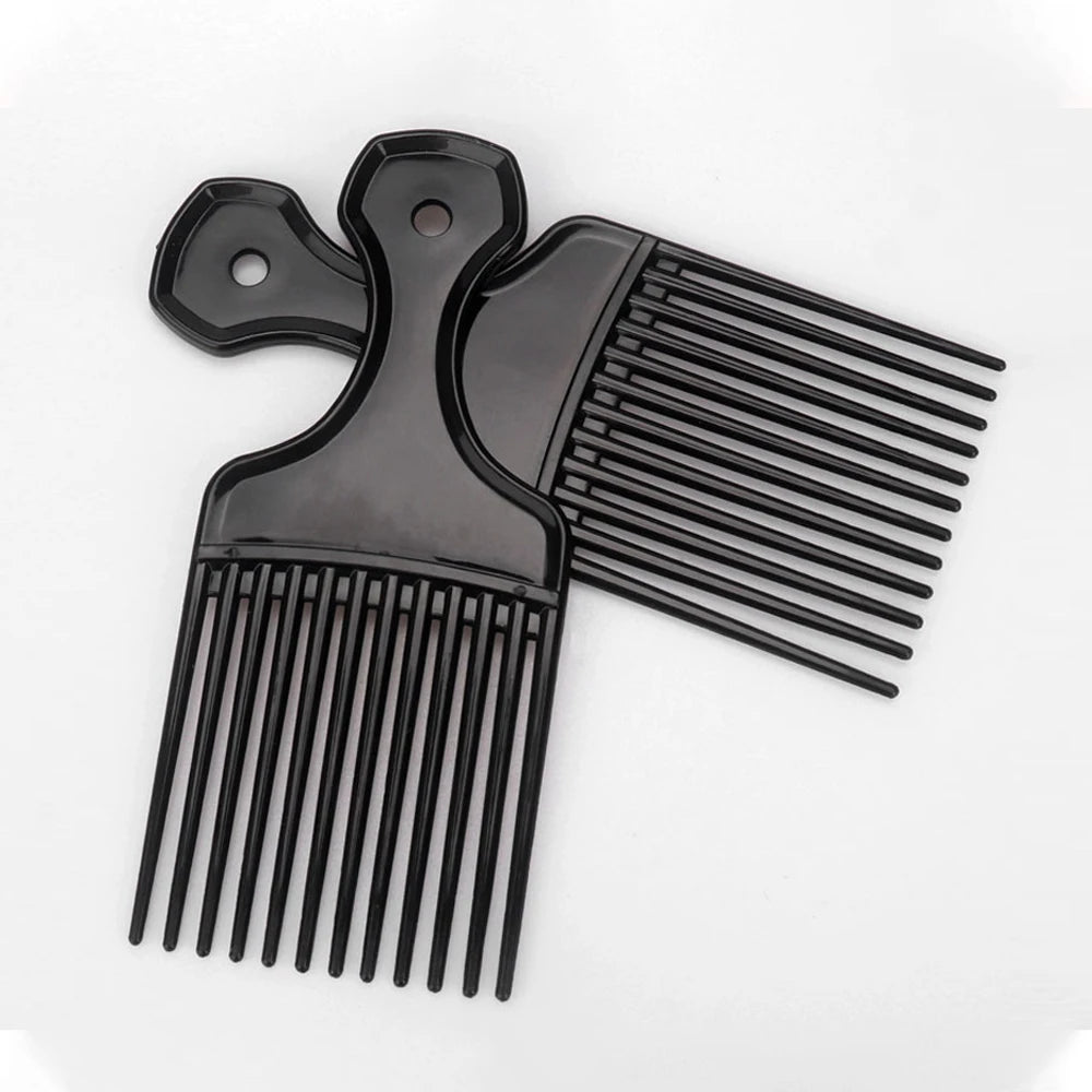 Afro Natural Curly Hair Comb Pick Hair Parting Comb African Braiding Comb Wide Teeth Retro Oil Head Styling Tool For Man Women