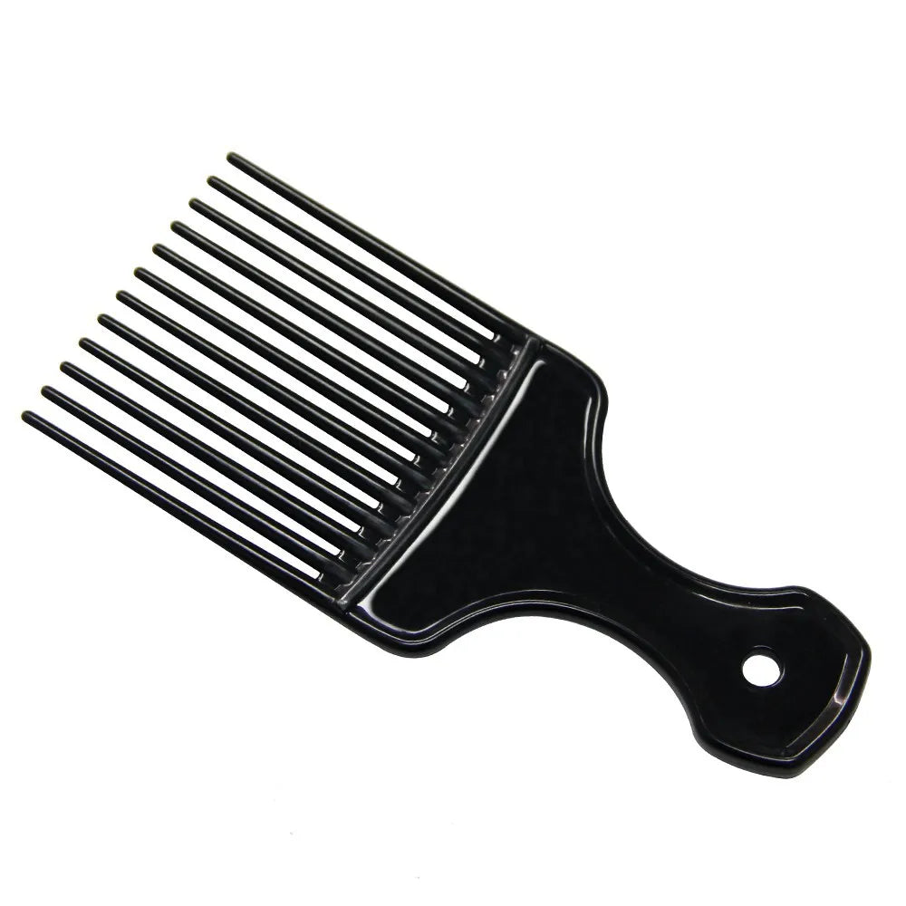 Afro Natural Curly Hair Comb Pick Hair Parting Comb African Braiding Comb Wide Teeth Retro Oil Head Styling Tool For Man Women