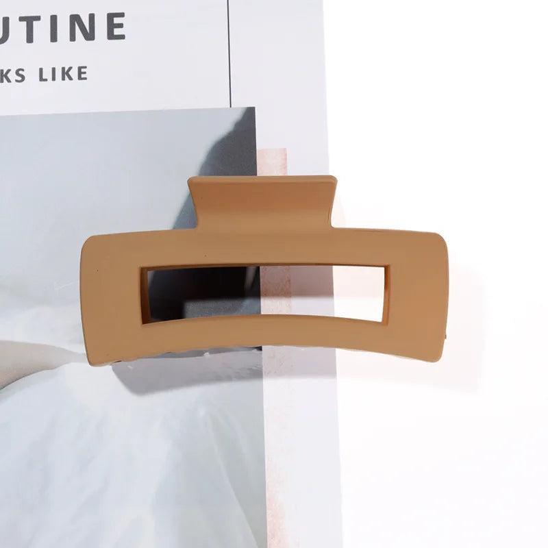 4Pcs/Set Women Girls Claw Clips Coffee Black Hair Claw Nonslip Crab Hairpins Barrette Fashion Hair Accessories Gifts