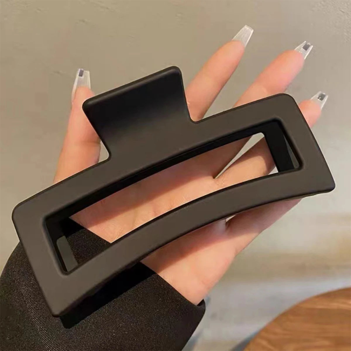 5 Inche Extra Large Claw Clips for Thick Hair and Long Hair, 4 Pack Xl Jumbo Claw clips, Oversized Matte Non-slip Rectangle Hair