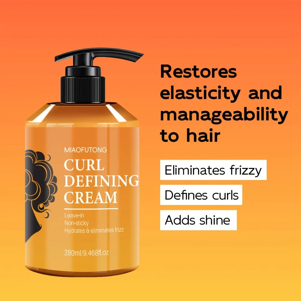 Crème à l'Huile d'Argan – Définition Boucles, Brillance & Élasticité