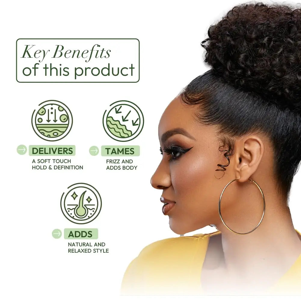 Mousse Lace contrôle les frisottis nourrit les cheveux