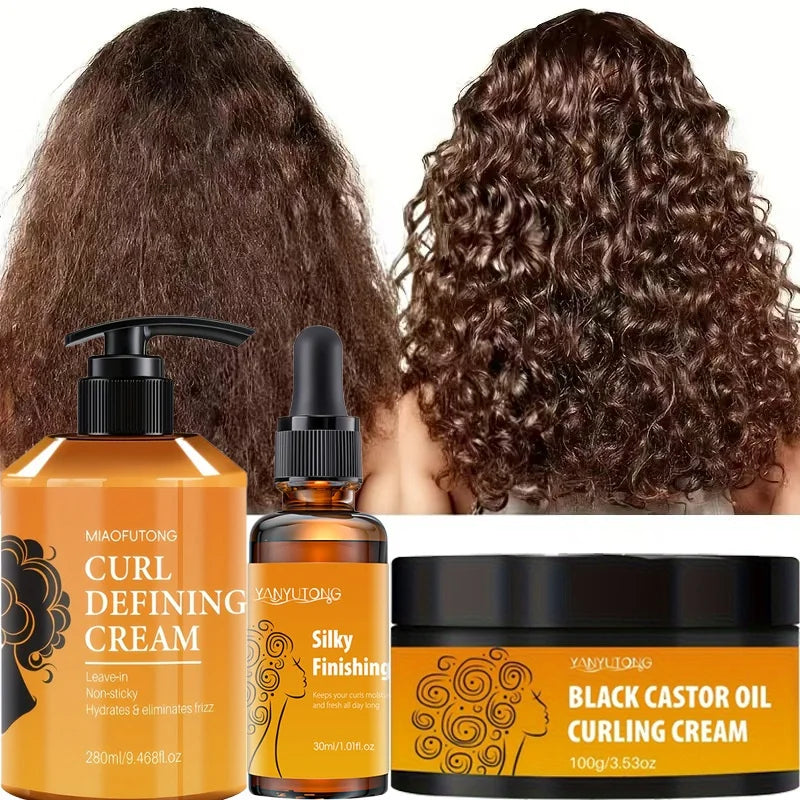 Crème à l'Huile d'Argan – Définition Boucles, Brillance & Élasticité