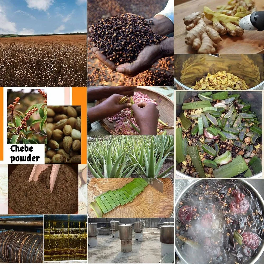 Huile Traditionnelle nourrit et favorise les cheveux longs naturels