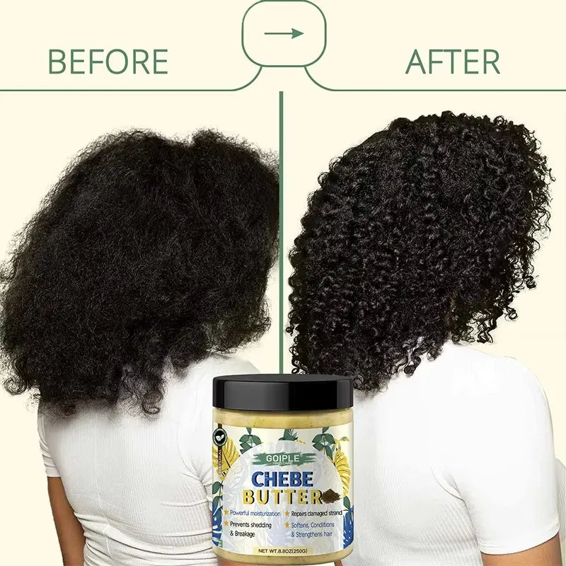 Beurre de Chebe nourrit répare les cheveux prévient la casse favorise