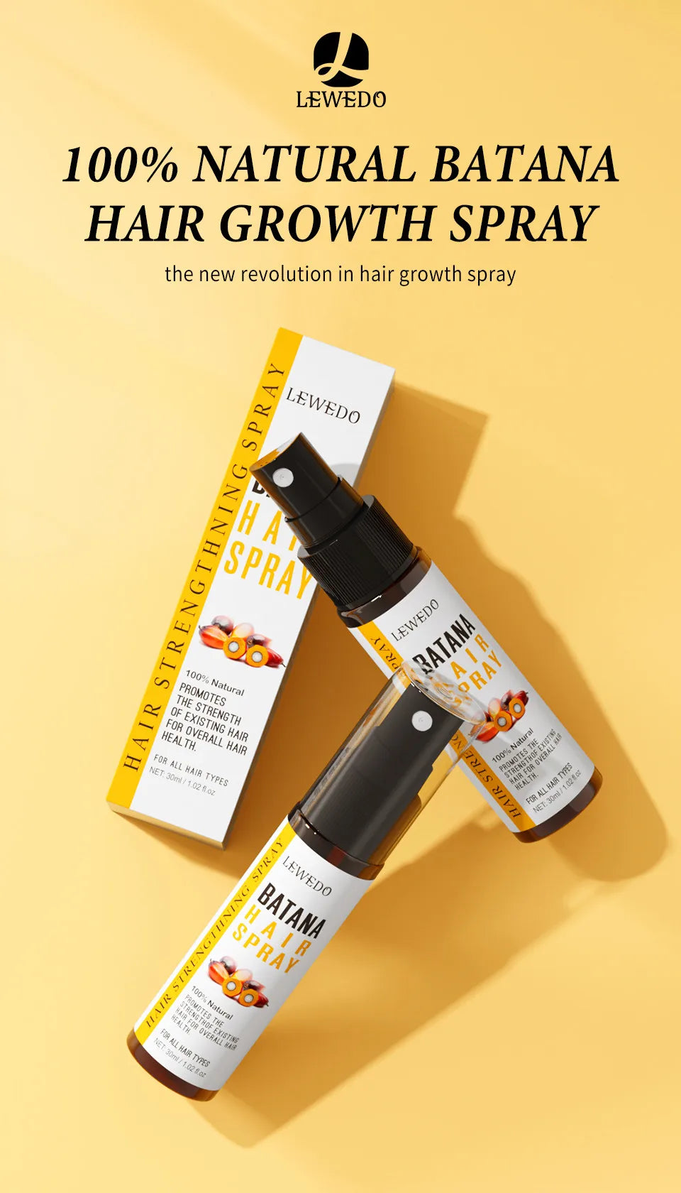 Huile Croissance Cheveux – Réduit la chute, renforce les cheveux.