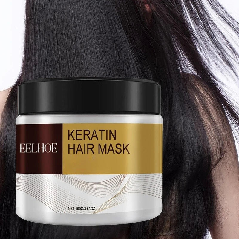 Masque anti-casse Intense à la Kératine, huile d'argan, noix de coco