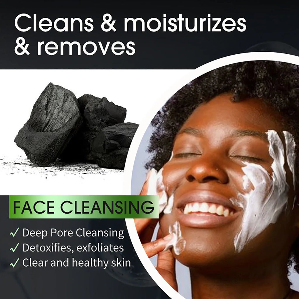 Savon Noir Africain illumine la peau, réduit l’acné, nettoie et hydrate