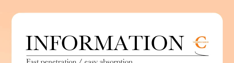 Sérum BIOAQUA Vitamine C hydrate et illumine la peau