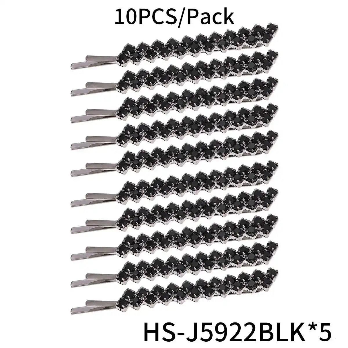 8PK One Clip Rhinestone Hair Clip Set Fashion Bangs Hair Clips Barrettes For Women Girls Hairpins Headdress Jewelry As Gifts