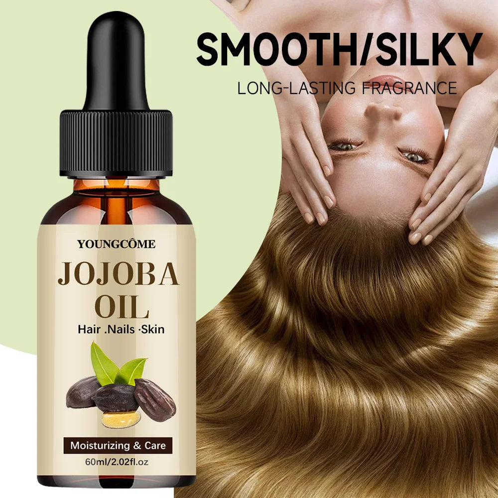 Huile de Jojoba Bio – Soin Nourrissant Cheveux & Peau Sans Hexane