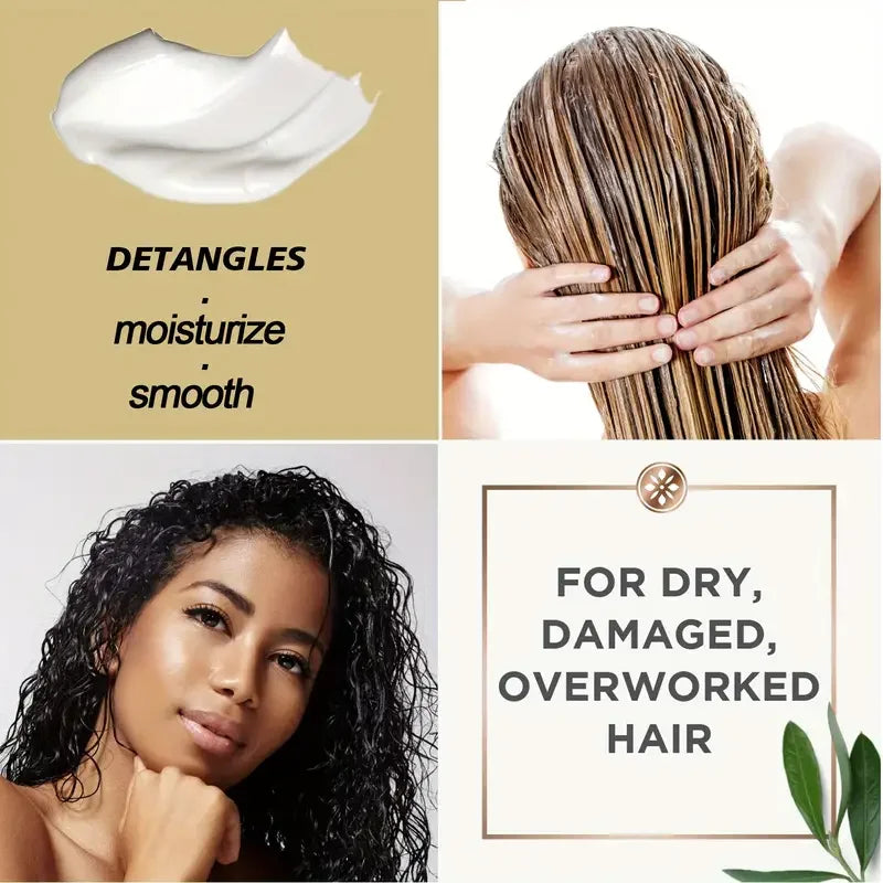 Masque anti-casse Intense à la Kératine, huile d'argan, noix de coco