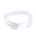 Silky Satin Twist Turban Headband For Women Washing Head Wrap Headwrap Makeup Sport Yoga Head Band Girls Hair Accessories