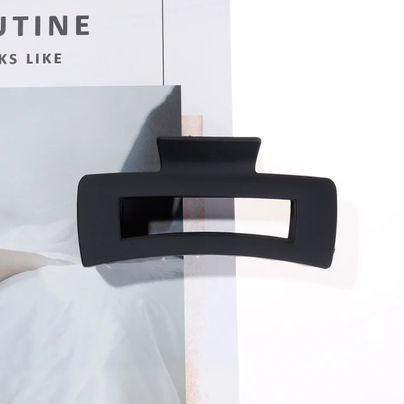 4Pcs/Set Women Girls Claw Clips Coffee Black Hair Claw Nonslip Crab Hairpins Barrette Fashion Hair Accessories Gifts