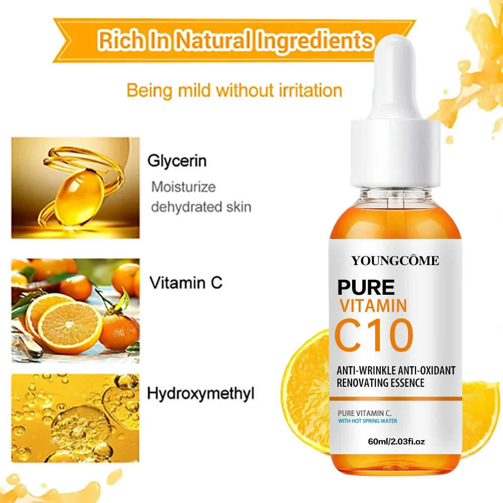 Sérum Vitamine C illumine la peau et réduit les rides