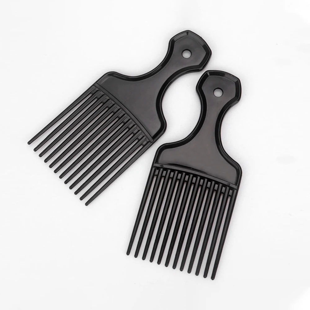 Afro Natural Curly Hair Comb Pick Hair Parting Comb African Braiding Comb Wide Teeth Retro Oil Head Styling Tool For Man Women
