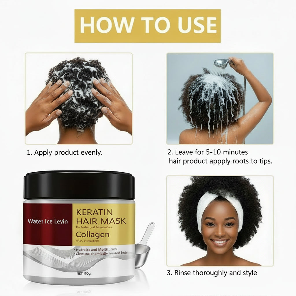 Masque Réparateur Intense à la Kératine Pur