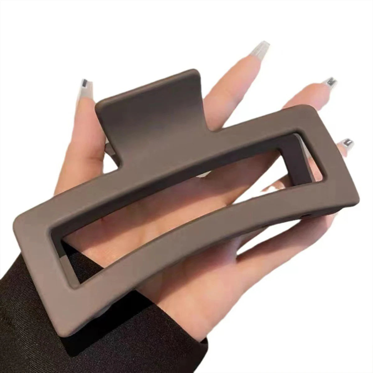 5 Inche Extra Large Claw Clips for Thick Hair and Long Hair, 4 Pack Xl Jumbo Claw clips, Oversized Matte Non-slip Rectangle Hair