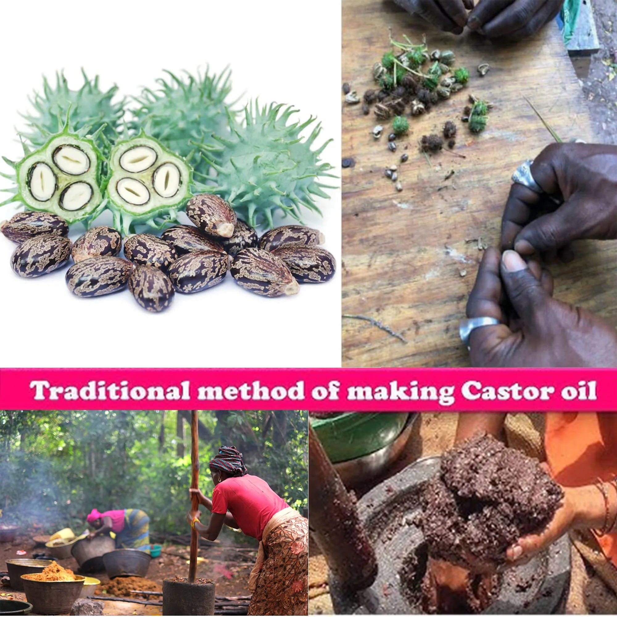 Huile Traditionnelle nourrit et favorise les cheveux longs naturels