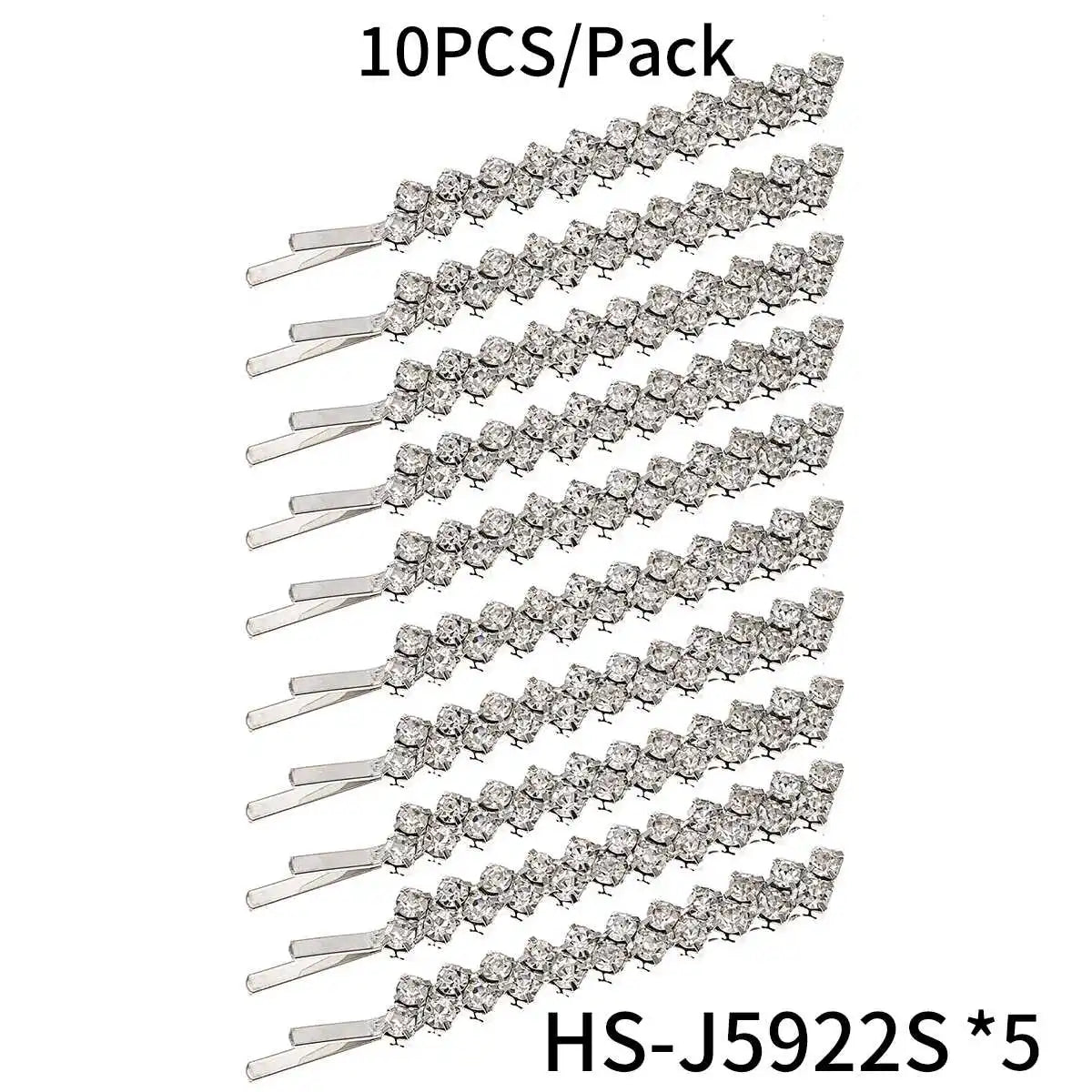 8PK One Clip Rhinestone Hair Clip Set Fashion Bangs Hair Clips Barrettes For Women Girls Hairpins Headdress Jewelry As Gifts