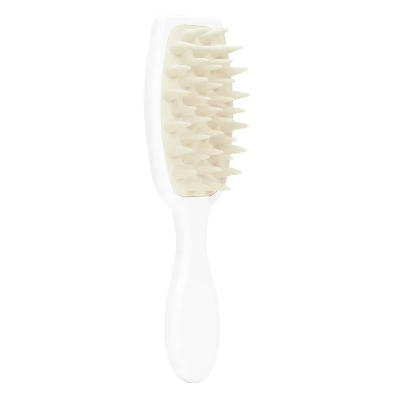 Silicone Shampoo Brush Scalp Massage Brush Hair Washing Comb Long Handle Head Massager Bath Exfoliating Body Scrubber Hair Care