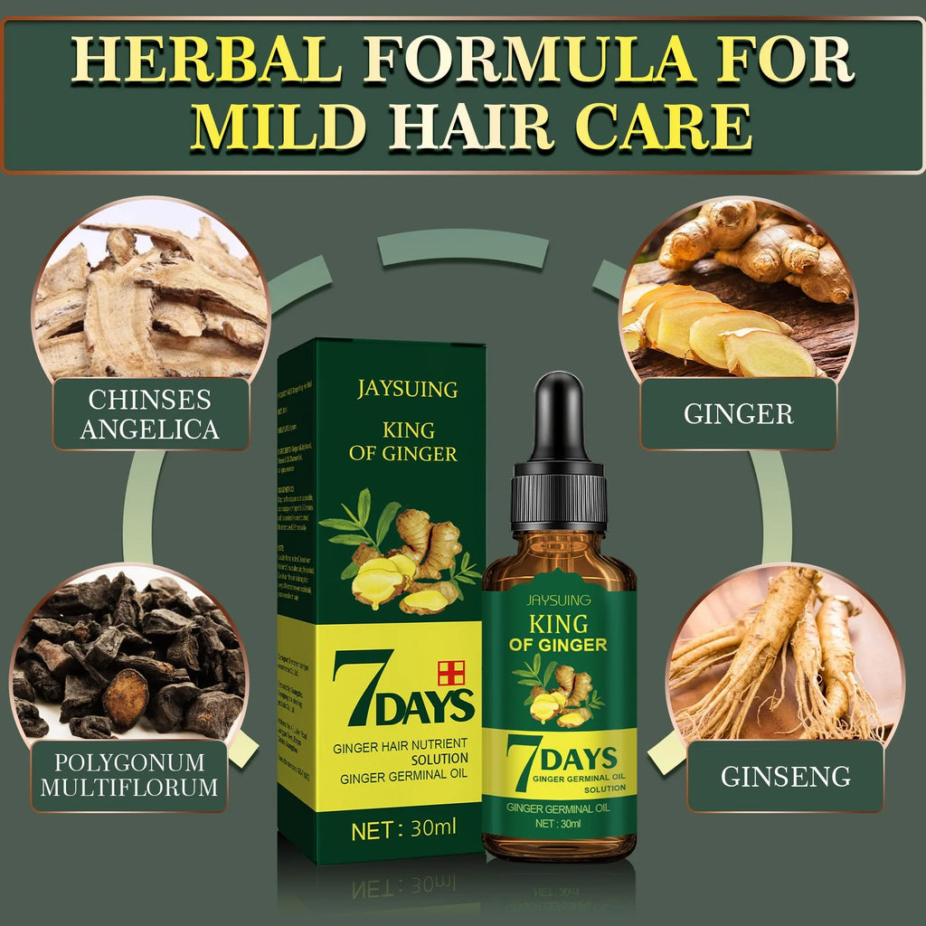 Sérum Ancestral au Gingembre : Anti-Chute & Vitalité