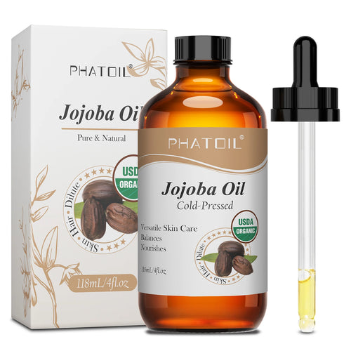 Huile de Ricin Pure & Jojoba Bio – Croissance & Éclat Naturel