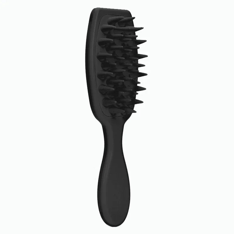 Silicone Shampoo Brush Scalp Massage Brush Hair Washing Comb Long Handle Head Massager Bath Exfoliating Body Scrubber Hair Care