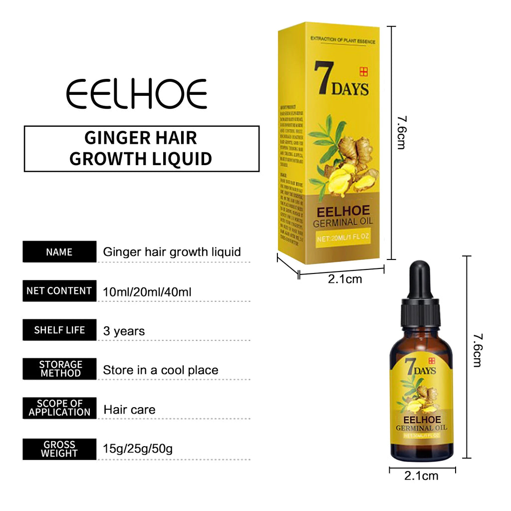 Sérum Booster de Croissance au Gingembre