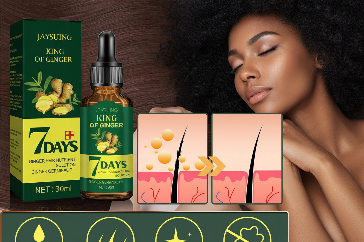 Sérum Ancestral au Gingembre : Anti-Chute & Vitalité