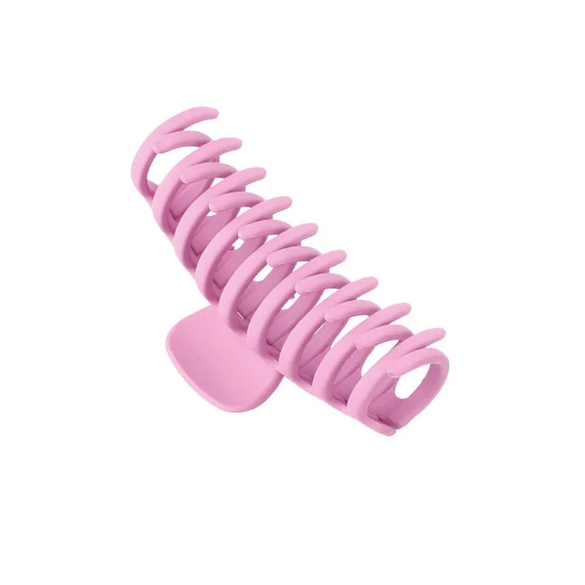 New Large Hair Claw for Women Girls Ponytail Hair Clips Coffee Beige Hairpin Crab Barrette Fashion Hair Accessories Ornaments