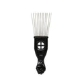 Professional Barber Hair Styling Afro Comb Plastic Handle Metal Tooth Hairdressing Curly Hair Pick Tools For Black Man