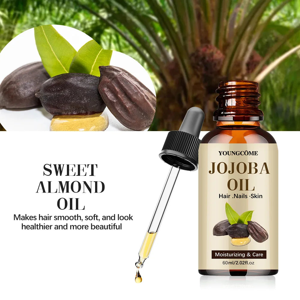 Huile de Jojoba Bio – Soin Nourrissant Cheveux & Peau Sans Hexane